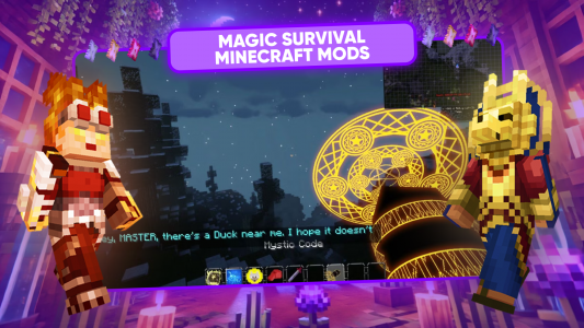 اسکرین شات برنامه Magic Survival Minecraft Mods 1