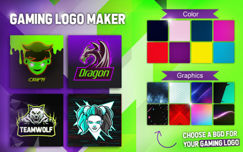 اسکرین شات برنامه Gaming Logo Maker 🎮 Game Logo Design Ideas 7