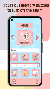 اسکرین شات برنامه Niki: Cute Alarm Clock App 6