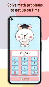 اسکرین شات برنامه Niki: Cute Alarm Clock App 4