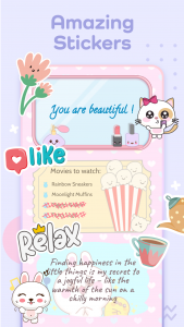 اسکرین شات برنامه Niki: Cute Notes App 7