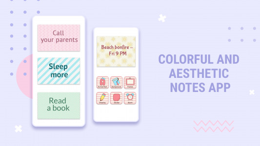 اسکرین شات برنامه Niki: Cute Notes App 1