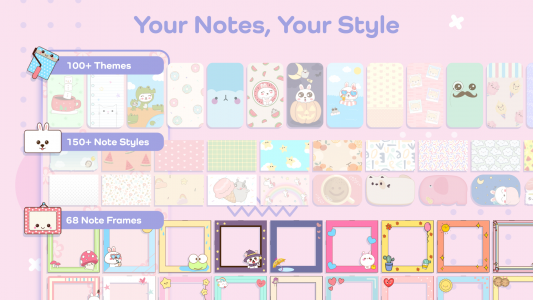 اسکرین شات برنامه Niki: Cute Notes App 8
