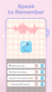 اسکرین شات برنامه Niki: Cute Notes App 2