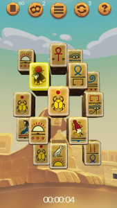 اسکرین شات بازی Doubleside Mahjong Cleopatra 5