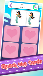 اسکرین شات 3 بازی Princess Memory Card Game
