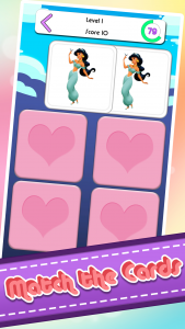 اسکرین شات 3 بازی Princess Memory Card Game