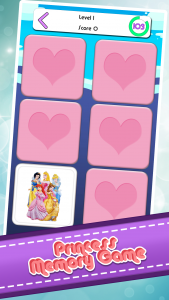 اسکرین شات 2 بازی Princess Memory Card Game