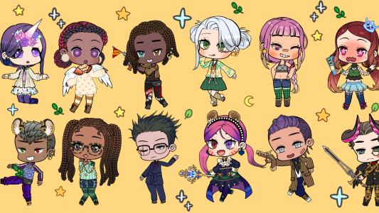 اسکرین شات 5 بازی Character Life: Cute Dress up