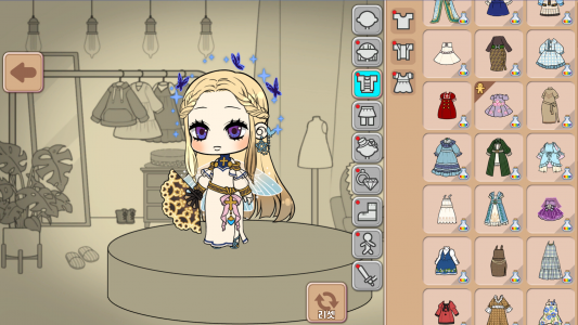 اسکرین شات 1 بازی Character Life: Cute Dress up