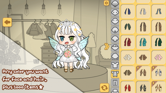 اسکرین شات 1 بازی Character Maker: Dress-up Game