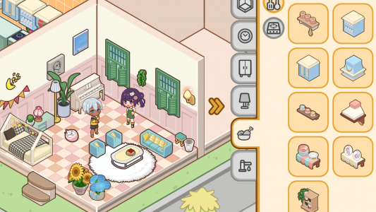 اسکرین شات 2 بازی Sweet My Home: Decor & Dressup