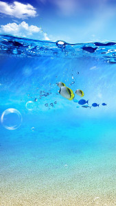 اسکرین شات برنامه Ocean Live Wallpaper 1