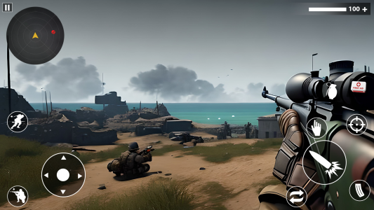 اسکرین شات بازی World War: D-Day WW2 4