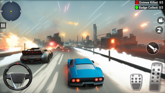 اسکرین شات بازی Car Death Race Shooting Game 4