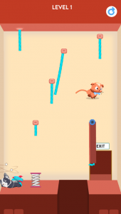 اسکرین شات بازی Rescue Kitten - Rope Puzzle 7