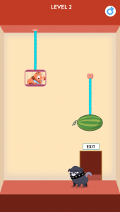 اسکرین شات بازی Rescue Kitten - Rope Puzzle 1