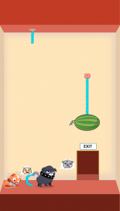 اسکرین شات بازی Rescue Kitten - Rope Puzzle 3