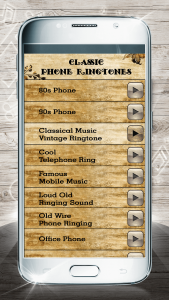 اسکرین شات 3 برنامه Old Phone Ringtones - Classic