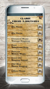 اسکرین شات برنامه Old Phone Ringtones ☎ Classic Ringtone App 3