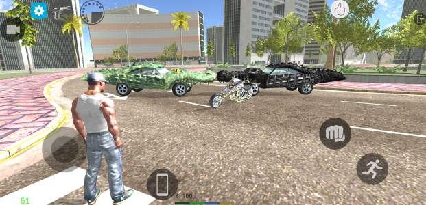 اسکرین شات 3 بازی Indian Bikes Riding 3D