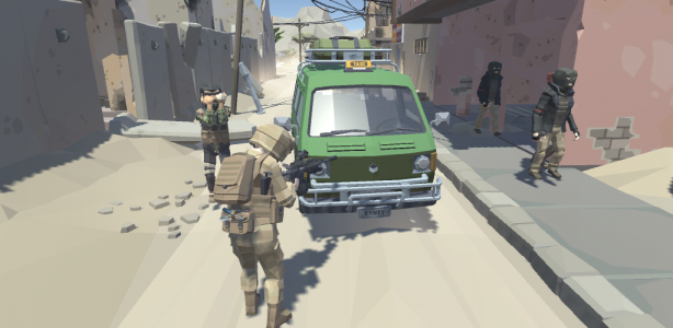 اسکرین شات بازی Dude Theft Military Open World 1