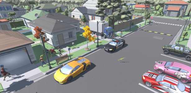 اسکرین شات بازی Dude Theft Gang Open World Sandbox Simulator 3D 3