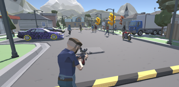اسکرین شات بازی Dude Theft Gang Open World Sandbox Simulator 3D 2