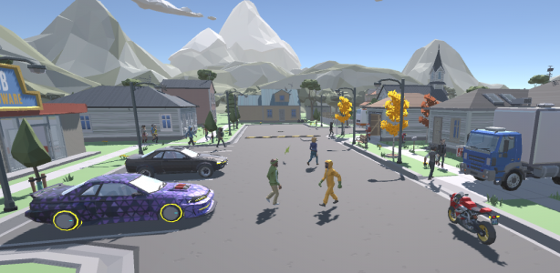 اسکرین شات بازی Dude Theft Gang Open World Sandbox Simulator 3D 4