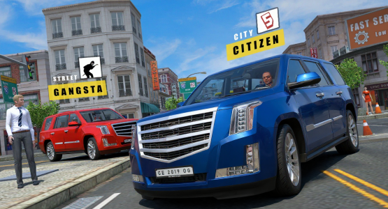 اسکرین شات 3 بازی Car Simulator Escalade Driving