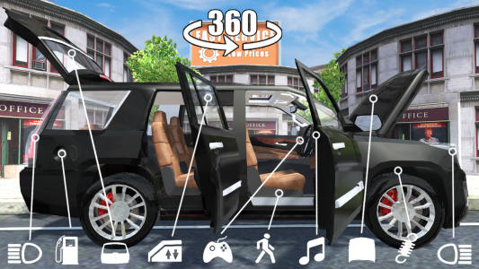 اسکرین شات 1 بازی Car Simulator Escalade Driving