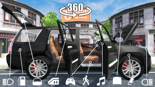 اسکرین شات 1 بازی Car Simulator Escalade Driving