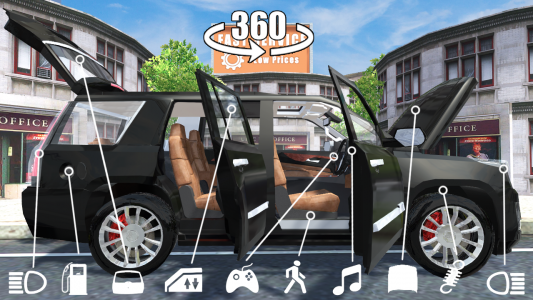 اسکرین شات بازی Car Simulator Escalade Driving 1
