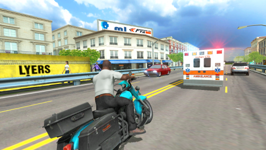 اسکرین شات بازی City Traffic Moto Rider 1