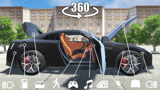 اسکرین شات بازی Gt-r Car Simulator 1