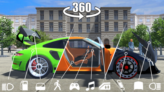 اسکرین شات 2 برنامه 3Cars simulator