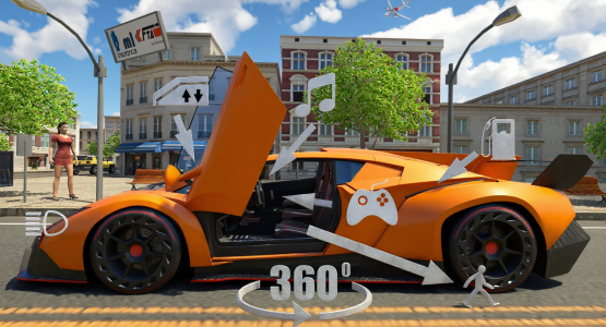 اسکرین شات 2 بازی Car Simulator SportBull