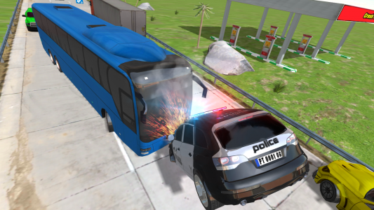 اسکرین شات بازی Police Car Traffic 3