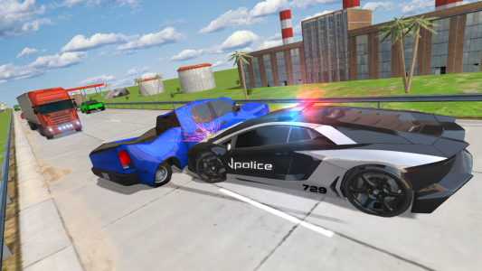 اسکرین شات بازی Police Car Traffic 1