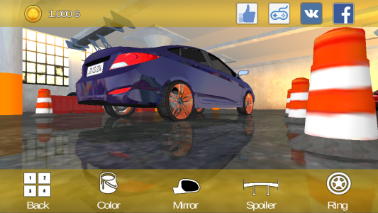 اسکرین شات بازی Popular Car Driving 1