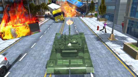 اسکرین شات بازی Tank Traffic Racer 4