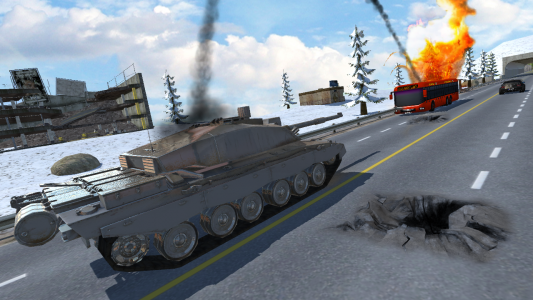 اسکرین شات بازی Tank Traffic Racer 2 2