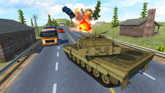 اسکرین شات بازی Tank Traffic Racer 2 3