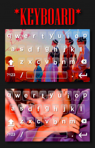 اسکرین شات برنامه Bts Keyboard Background 1