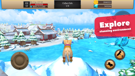 اسکرین شات 4 بازی Cat Simulator 3D - Animal Life