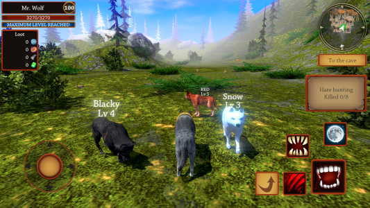 اسکرین شات 5 بازی Wolf Simulator - Animal Games