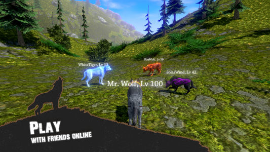 اسکرین شات بازی Wolf Simulator - Animal Games 3