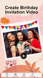 اسکرین شات 2 برنامه Video Invitation Studio Ecards