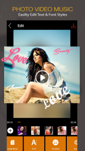 اسکرین شات 5 برنامه Video Editor With Music