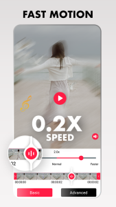 اسکرین شات 3 برنامه Slow Fast Motion Video Maker